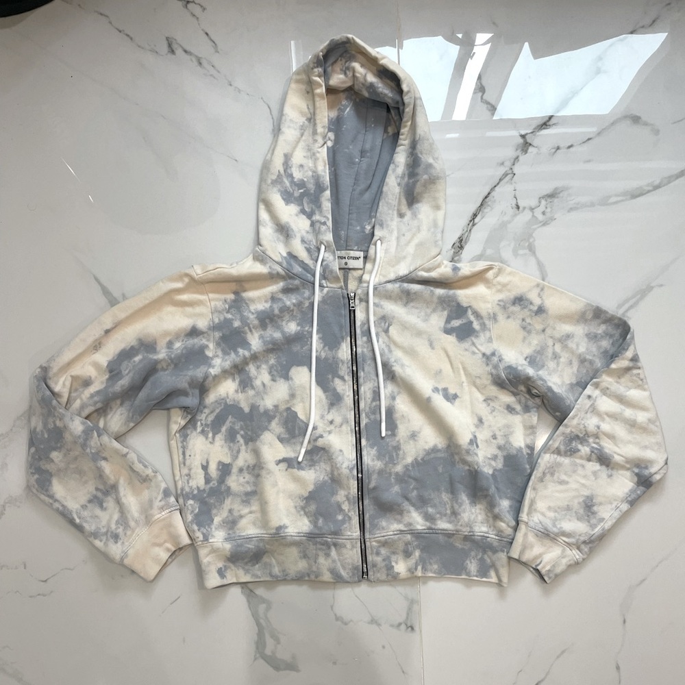 Cotton citizen tie dye zip up sweatshirt